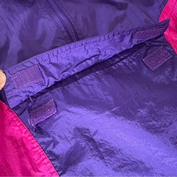 Vintage 80s ASICS MFT Color Block Pullover Windbreaker Track Jacket Size S - Picture 6 of 10